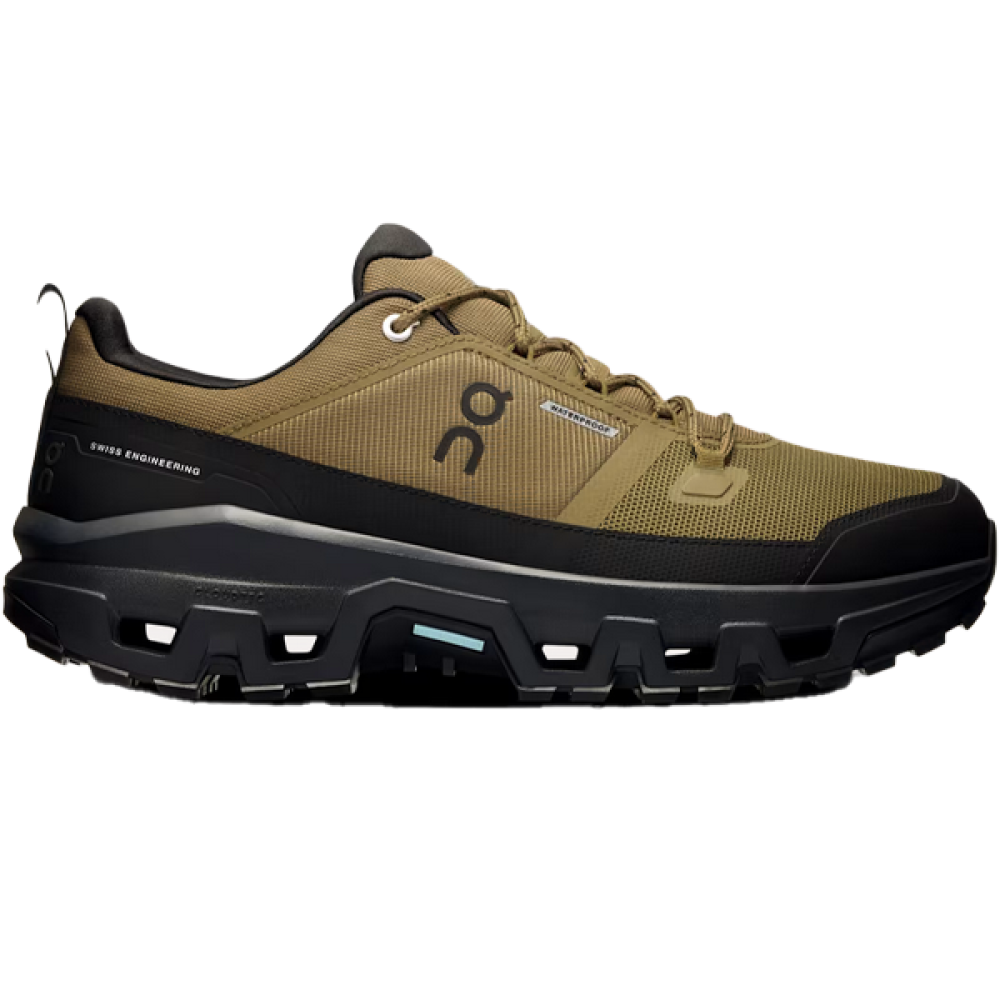 On Running Cloud Rock Low Top Canvas Unisex Shoe in Olive