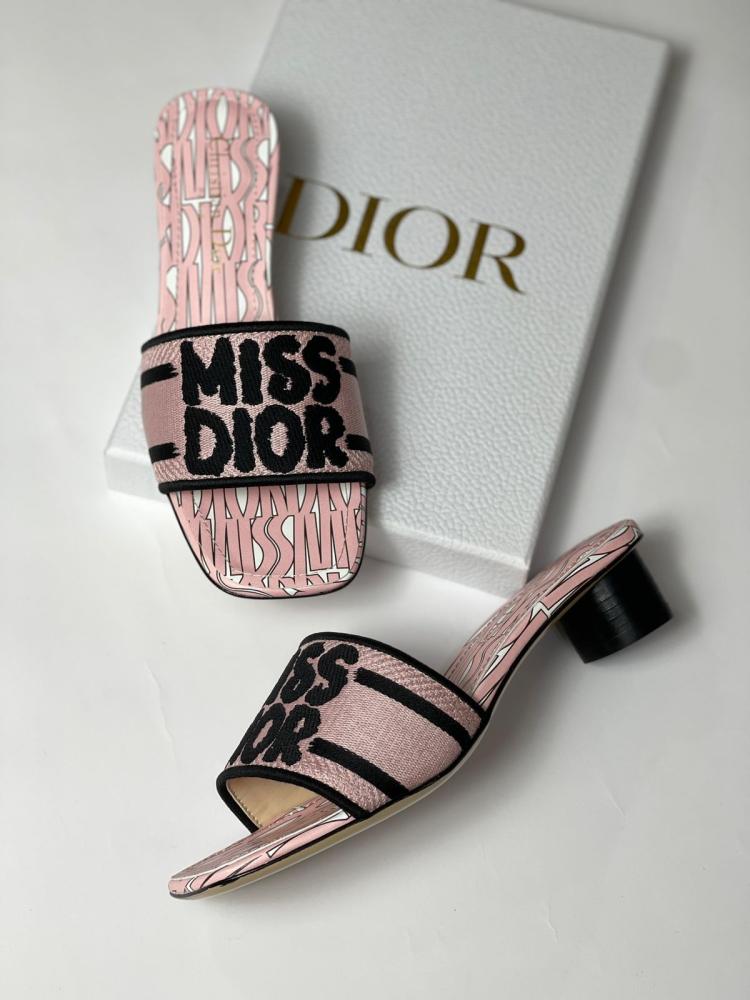 Miss Dior Women's Strapless Sandal in Light Pink - E-SEVEN STORE