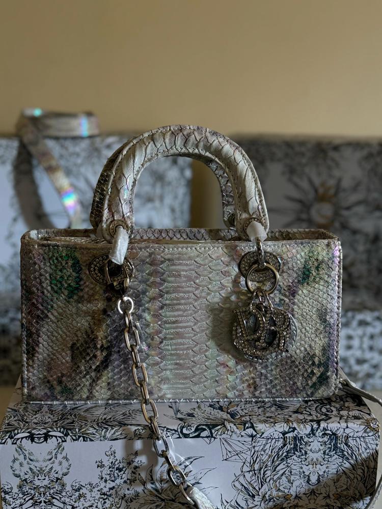 Dior Large Ombre 26cm Beige Top Handle Bag