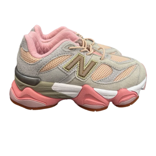 New Balance 9060 Girls' Sneaker in Grey and Sumo - E-SEVEN STORE