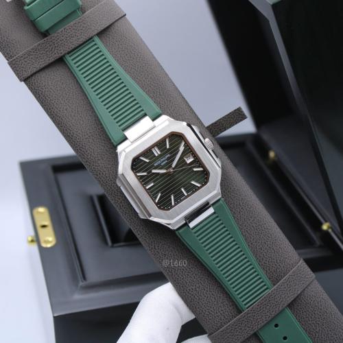 ELEGANCEクォーツ Patek Philippe Cubitus Men's Elegant Green Watch - E-SEVEN STORE