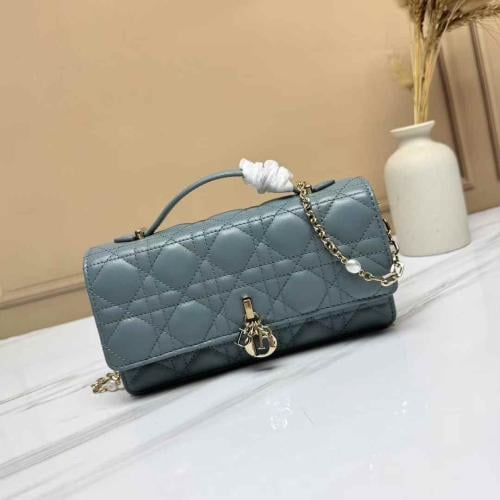 Miu Miu Leather Mini Bag with Zipper and Shoulder Strap, Honey - E