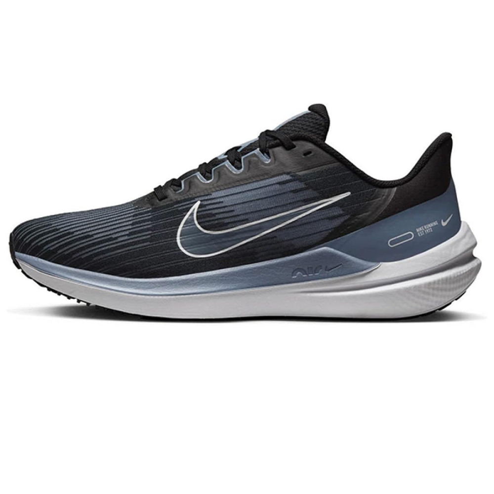 Nike Men's Nike Winflo 9 Black/Blue Running Shoe