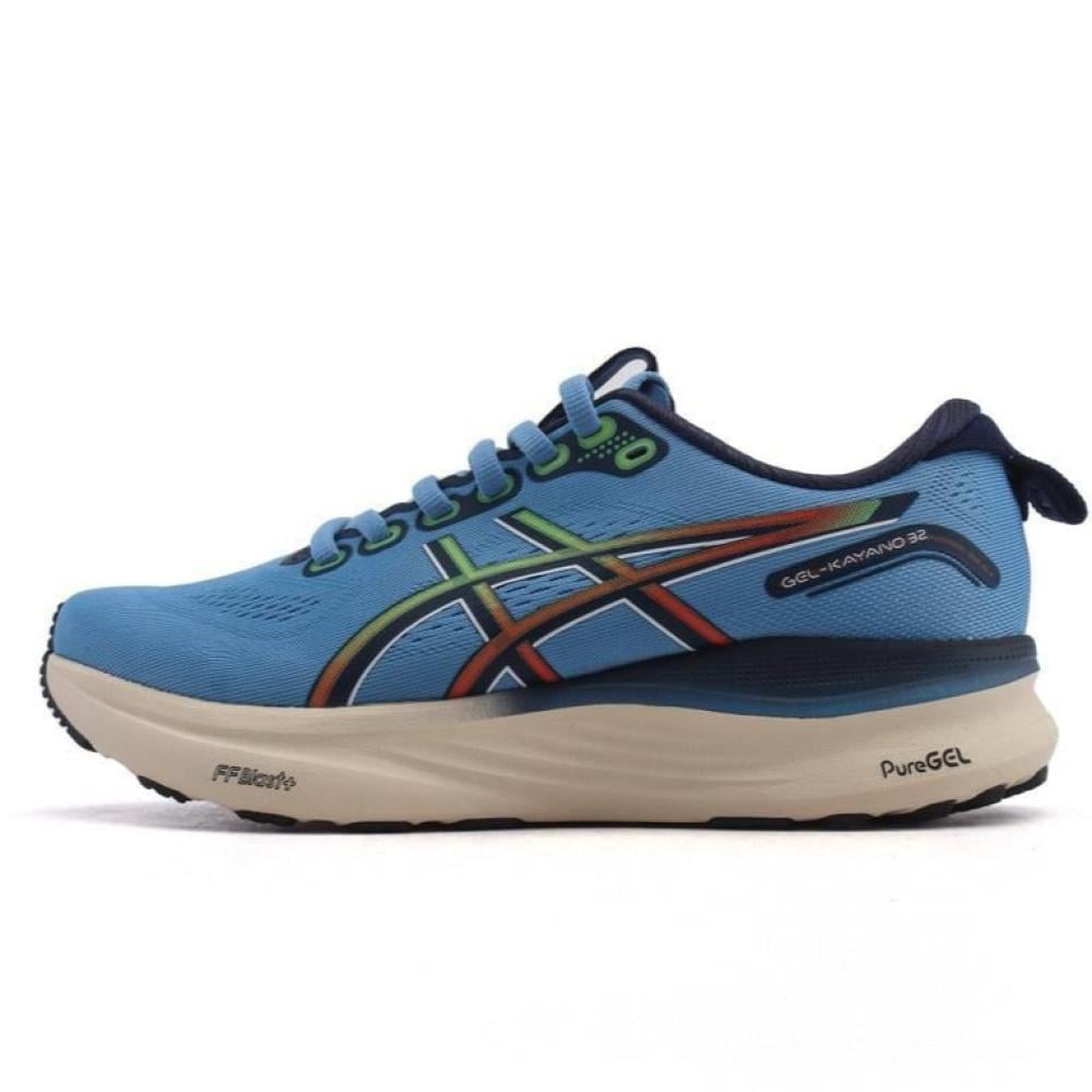 ASICS GEL-KAYAN 32 Sneaker with Blue, Red and Green Logo E-SEVEN