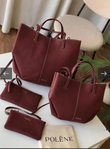 Chanel 19 Bag with Chain, Burgundy, Gold Metal - E-SEVEN STORE