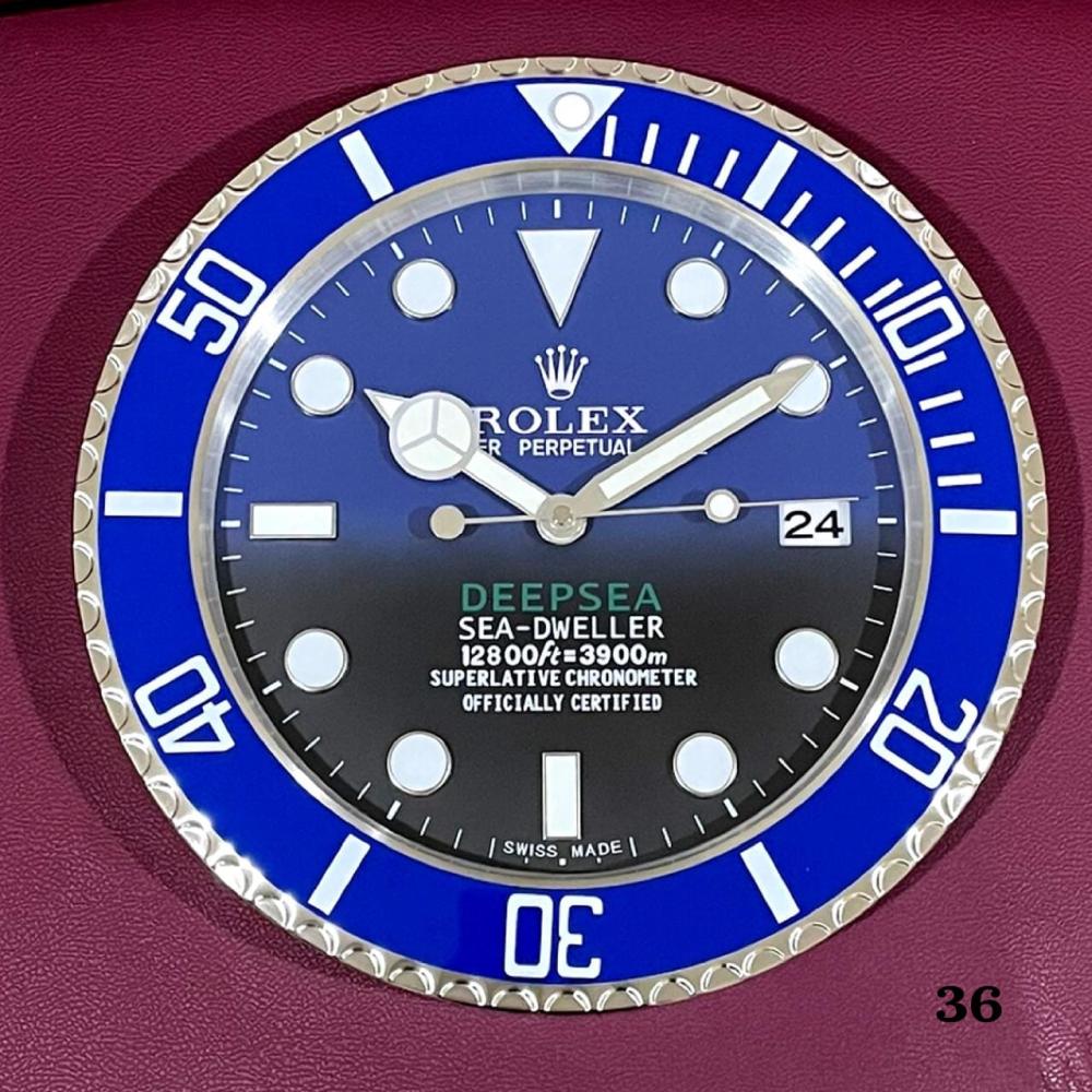 gifi様 Rolex Submariner Black and Blue Gradient Wall Watch - E