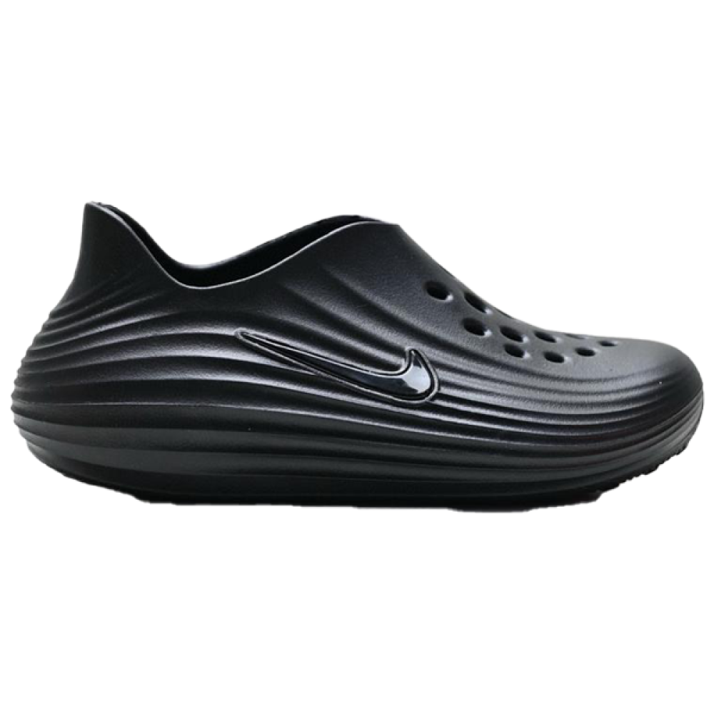 Nike React X Rejuven 8 Black Vented Laceless Sneakers - E