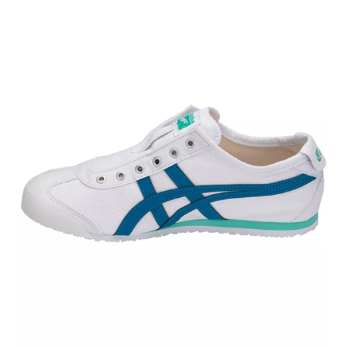 Onitsuka Tiger Slip-On Sports Sneakers White Blue E-SEVEN STORE
