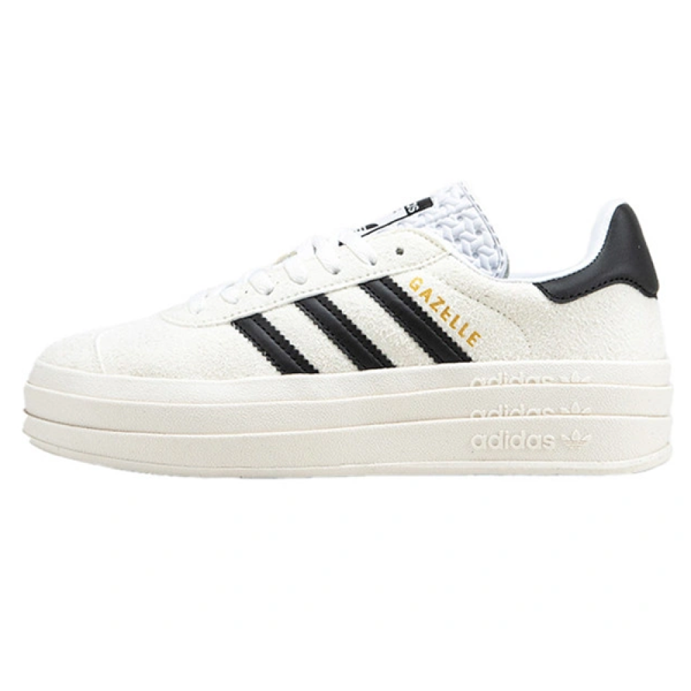 Adidas Women's Gazelle Bold Sneakers Black White
