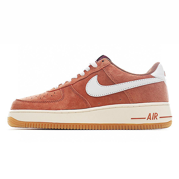 Nike Air Force 1 Women's Suede Sneakers Dusty Orange
