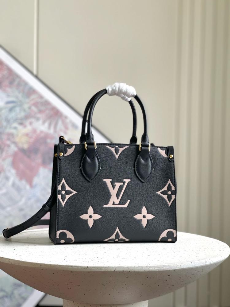 ルイ・ヴィトン Louis Vuitton Women's Top Handle Bag in Black Leather with