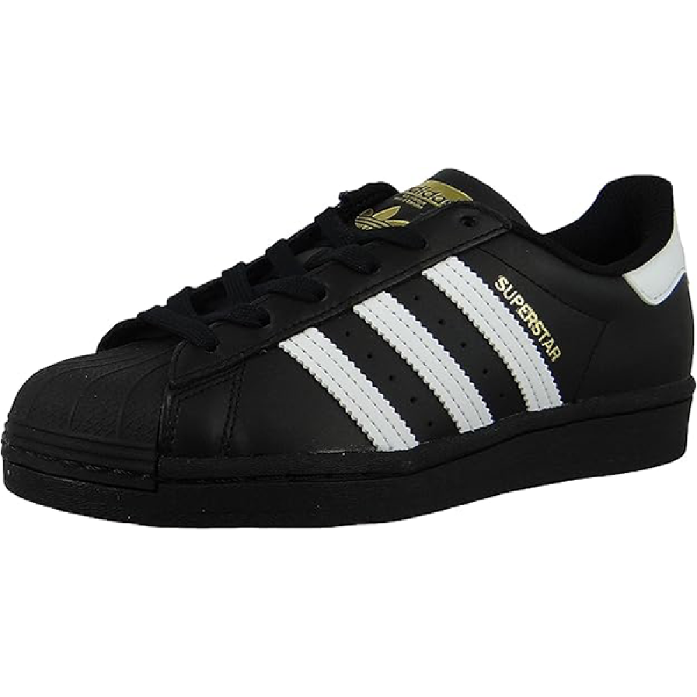 Adidas Superstar Unisex Flats, Black and White - E-SEVEN STORE
