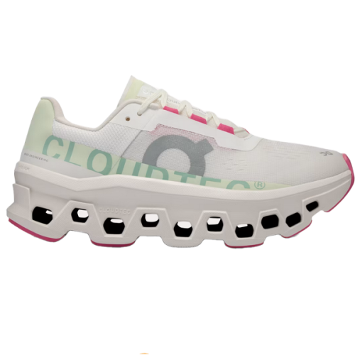 On Cloud Monster White Pink Unisex Shoe - E-SEVEN STORE