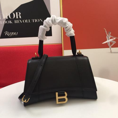 専用　Sサイズ Balenciaga Hourglass Women's Black Bag with Flap and Gold