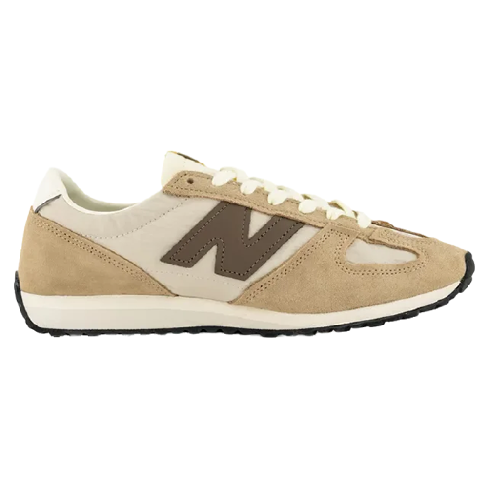 New Balance 471 Canvas Running Shoes in Beige Brown