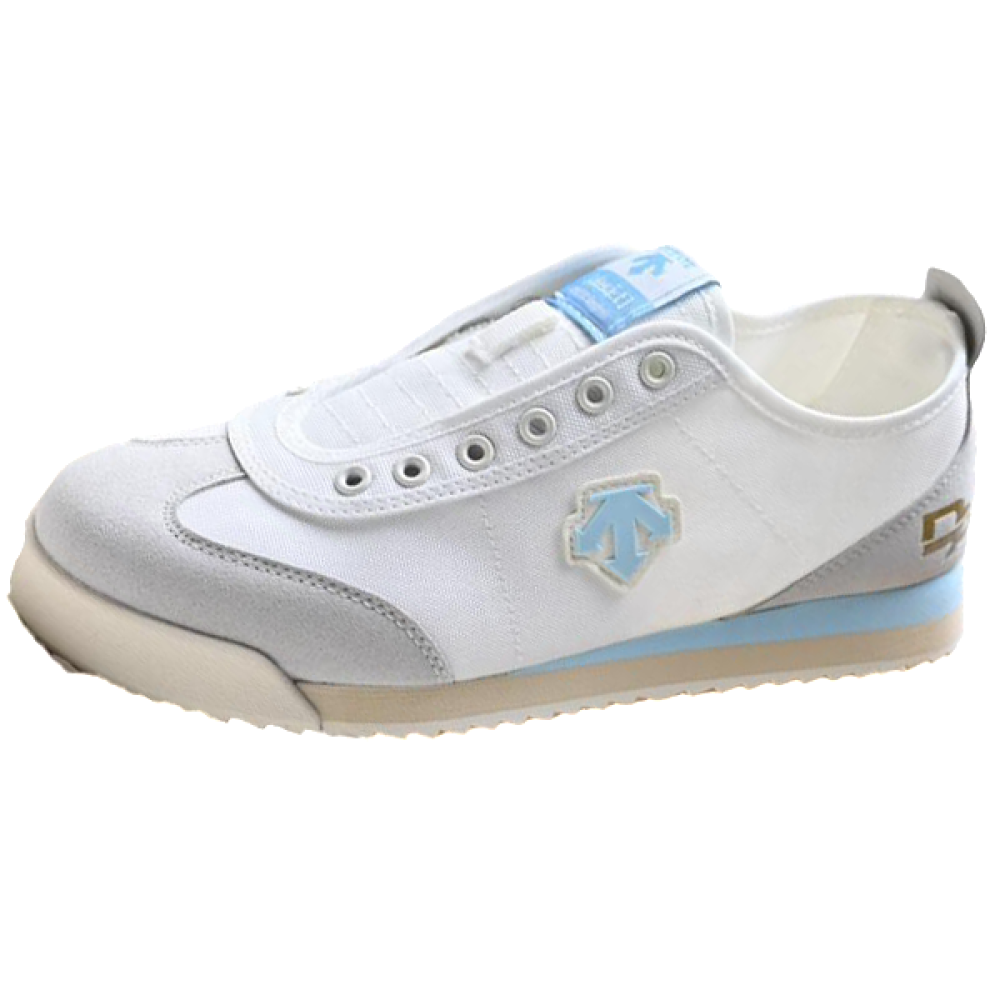 Disint Kron Slip-On Sneakers White and Sky Blue | ESEVEN STORE