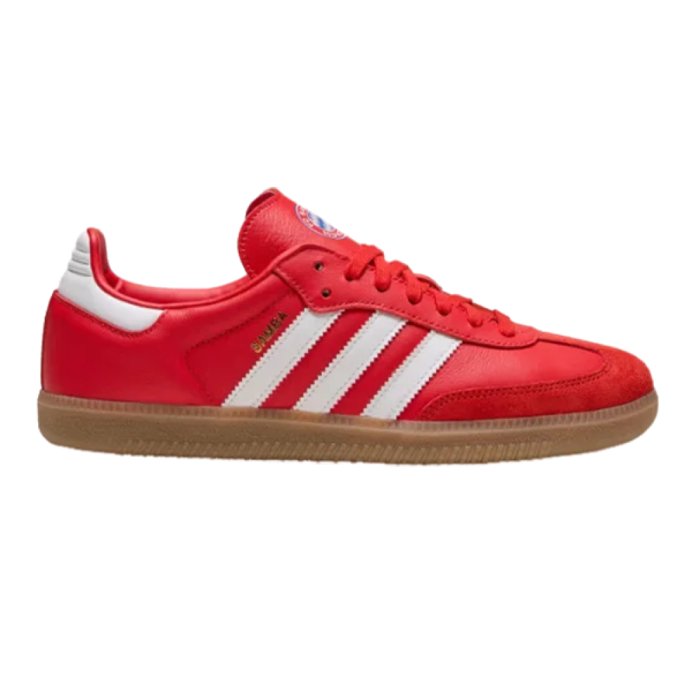 Adidas Samba Bayern Munich Flat Sneakers Red - E-SEVEN STORE