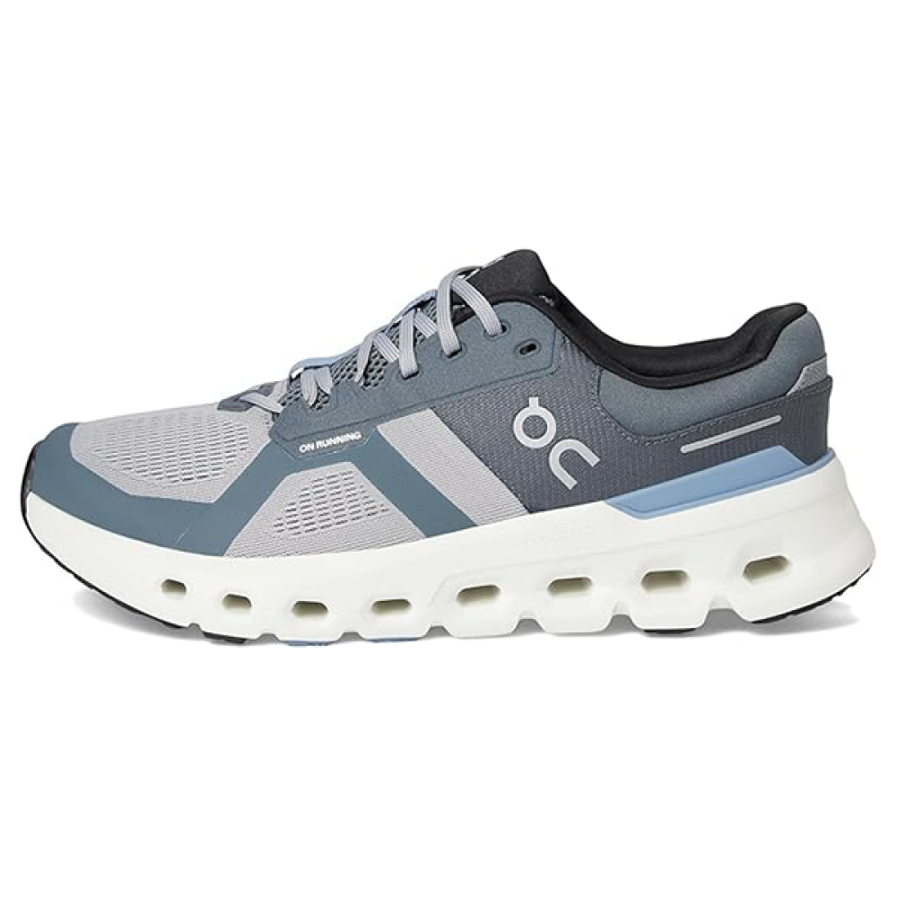 On Cloud Runner 2 Unisex Running Shoes in Dusty Blue and Grey