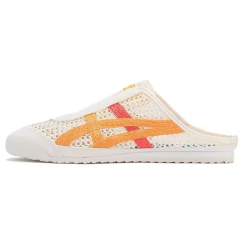 Onitsuka Tiger Mexico 66 Sabot Mesh Flat White Orange