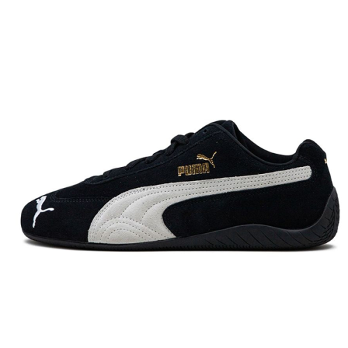 Puma Speedcat Unisex Sneakers Black with White Logo - E