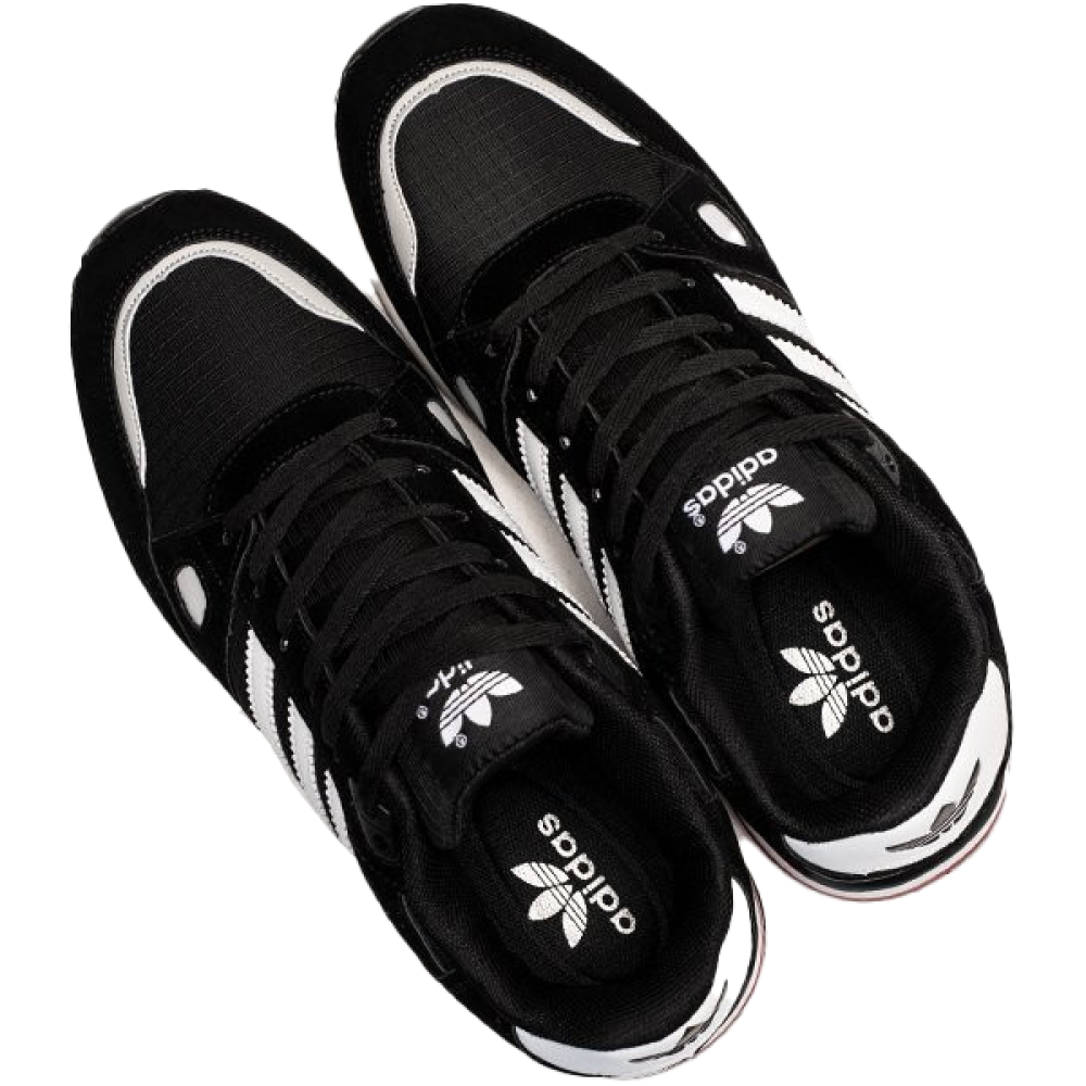 Adidas ZX 750 Flat Shoes in Black and White - E-SEVEN STORE