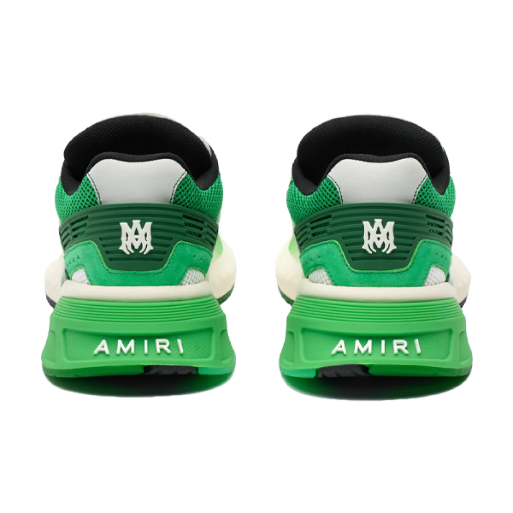 MA Runner Green and Off-White Amiri Sneakers - E-SEVEN STORE