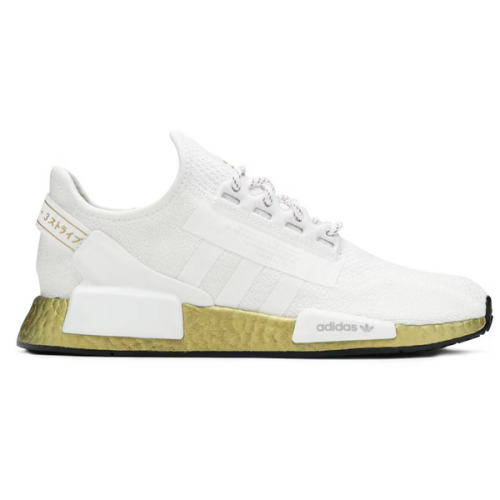 adidas gazelle silver green womens ADIDAS Big Kids' NMD Runner Casual Shoes, White main image 0