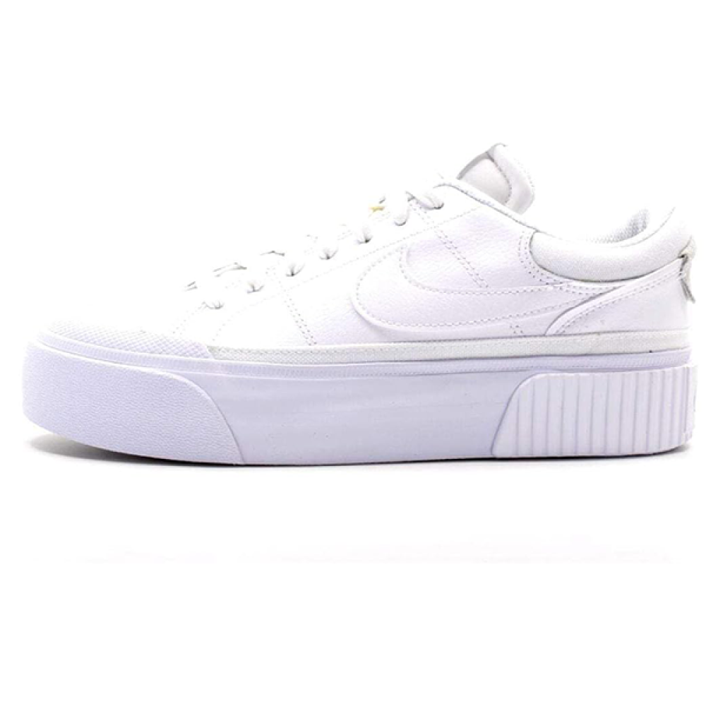 Nike Court Legacy Lift Unisex White Shoes - E-SEVEN STORE