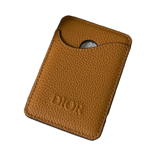 Dior Mini Leather Bag 17cm White with Handles and Shoulder Chain