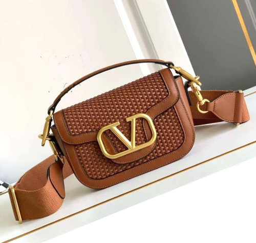 ルイビトン Louis Vuitton Box Bag Women's Leather Bag in Green and Gold
