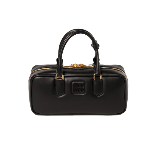 MiuMiu＊Arcadie leather bag ラージレザーバッグ＊送料込 342bb474-43d4-4381-8b11-