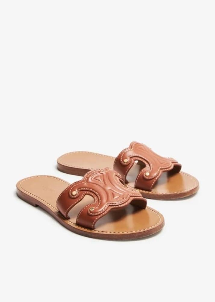 VIP【送料関税込】CELINE BLOCK LEATHER SLIPPERS Celine | Shoes | Celine Block Slide In Mesh Textile With