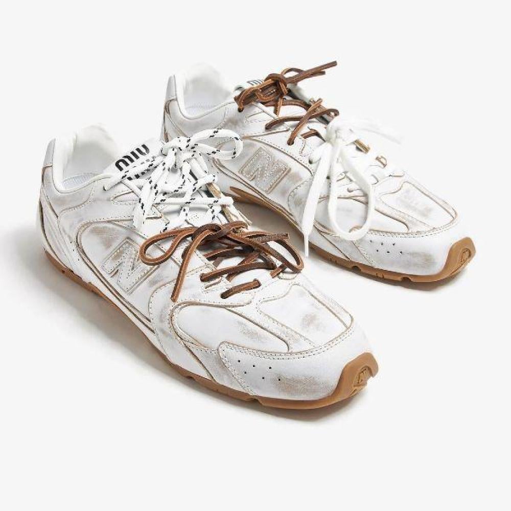 みゅみゅ New Balance X Miu Miu Catwalk Style White Light Unisex Shoes