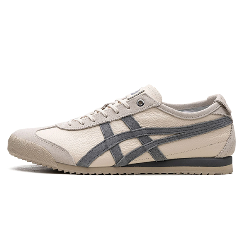 Onitsuka Tiger Mexico 66 SD Cream Leather Grey Stripes - E-SEVEN STORE