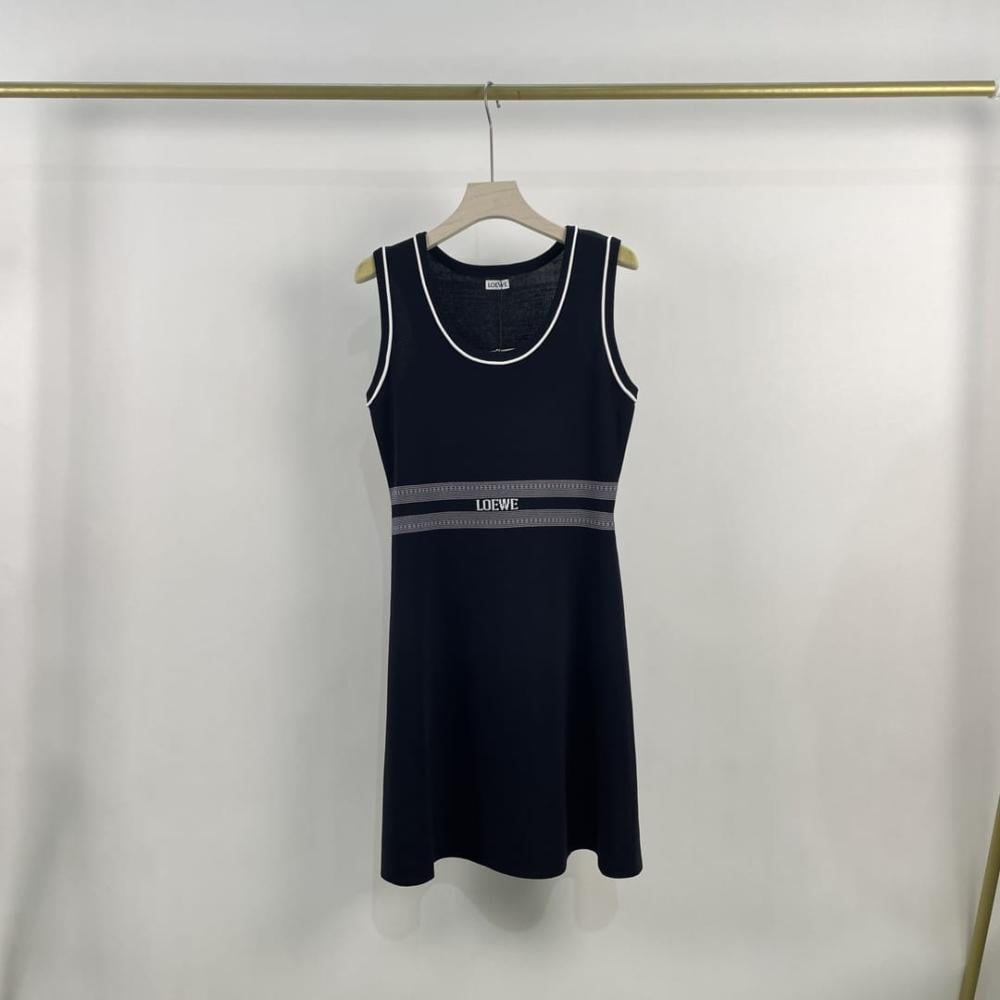 Louis Vuitton Black Sleeveless Sporty Mini Dress