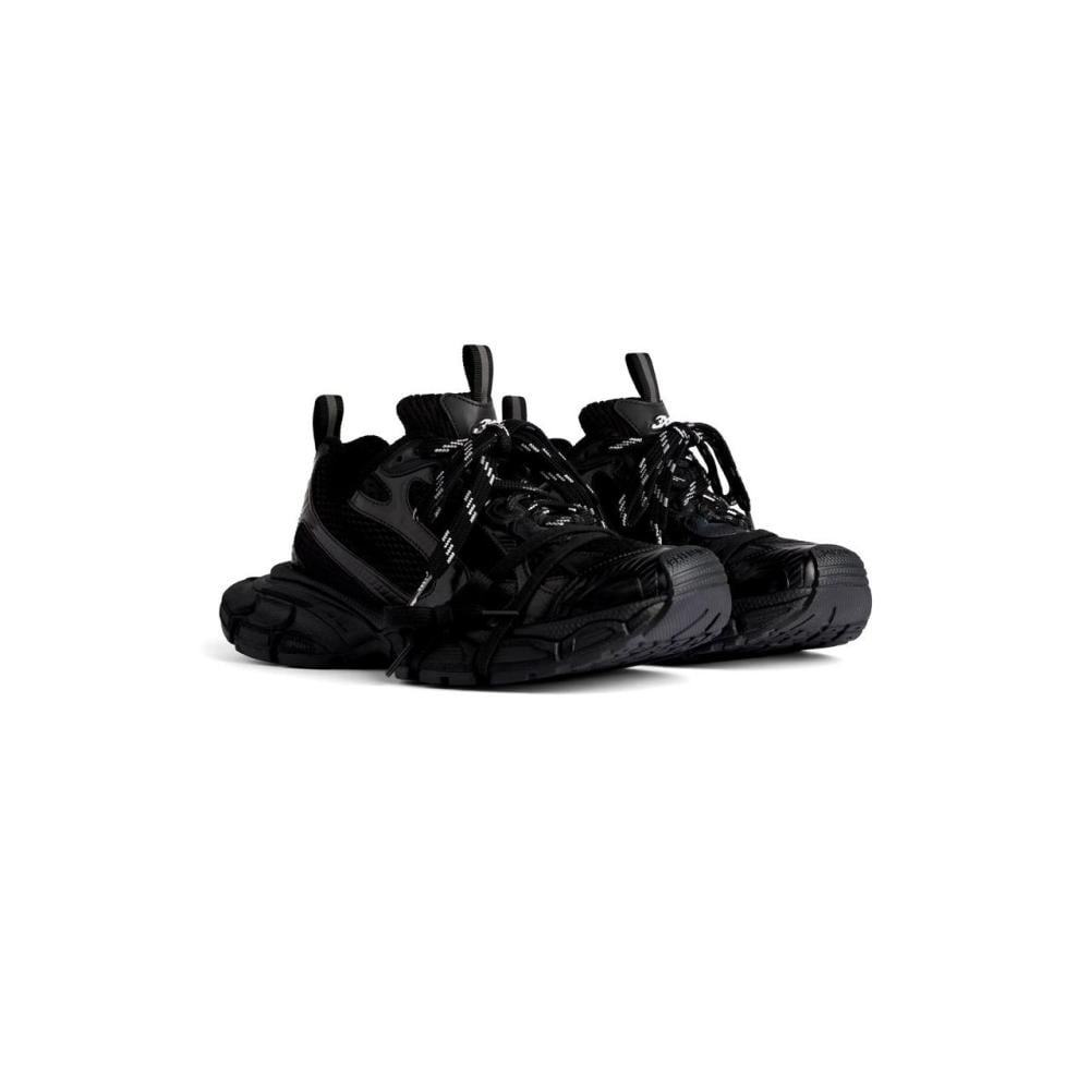 Balenciaga 3XL Men's Sneakers Mesh Leather Black - E-SEVEN STORE