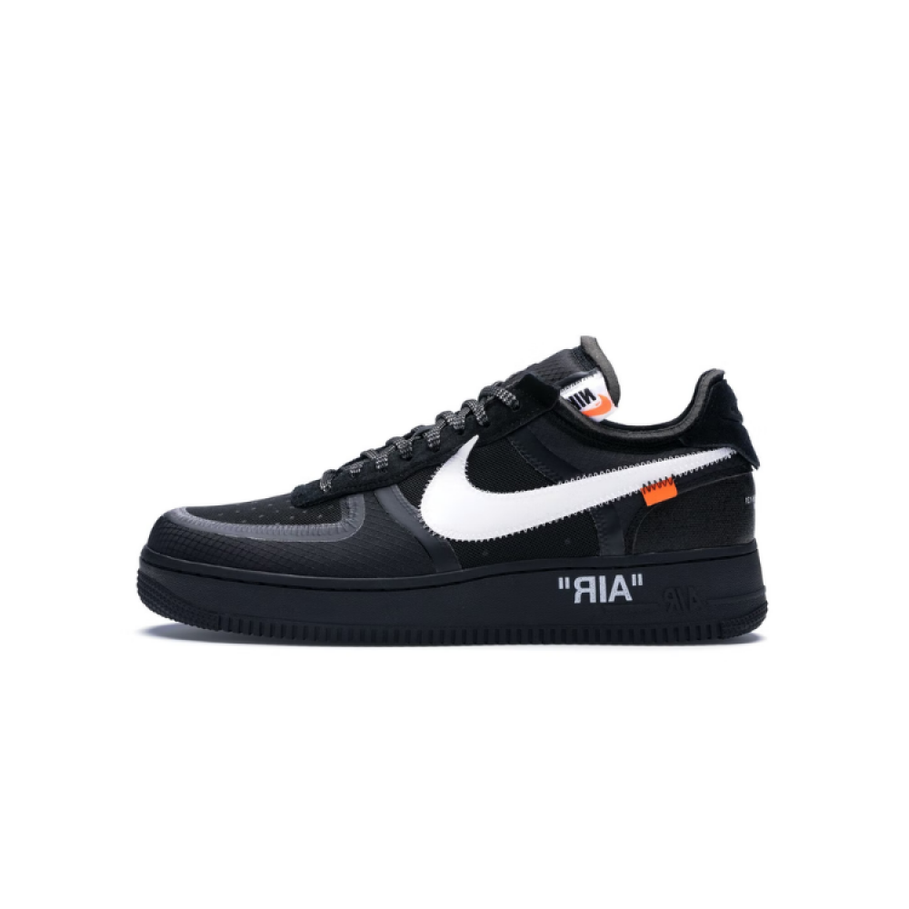 THE 10 NIKE AIR FORCE 1 LOW Off-White Black - E-SEVEN STORE