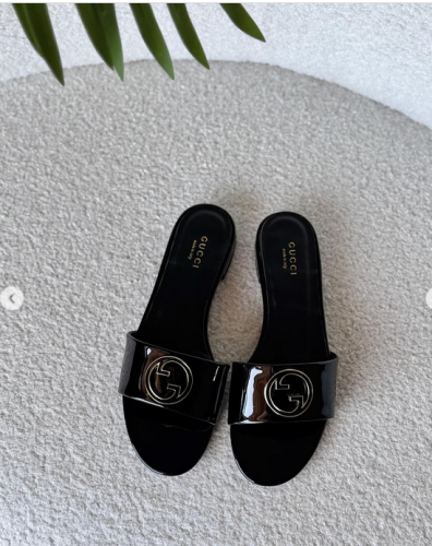 COPY - Gucci slippers black Gucci Slippers Copy First Copy Gucci Loafers Sneakers Gucci  main image 3
