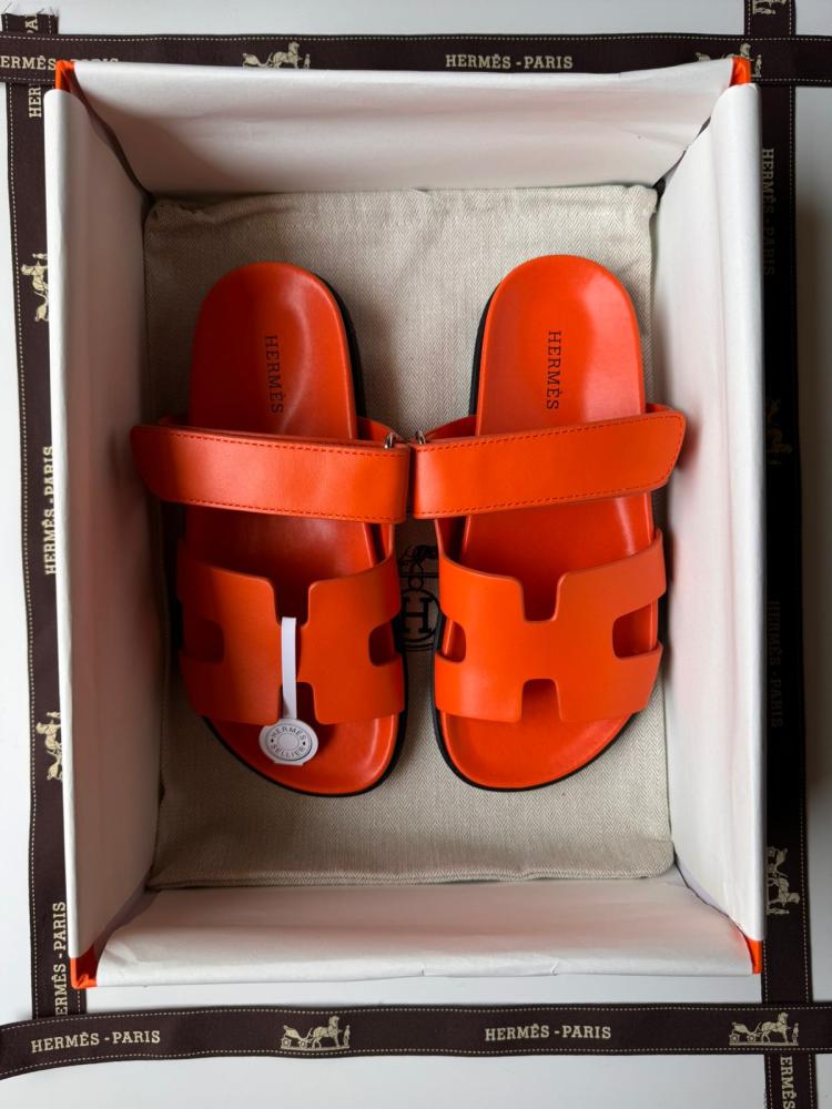 صندل صيفي ايرميز شايبر نسائي فلات لون اورانج