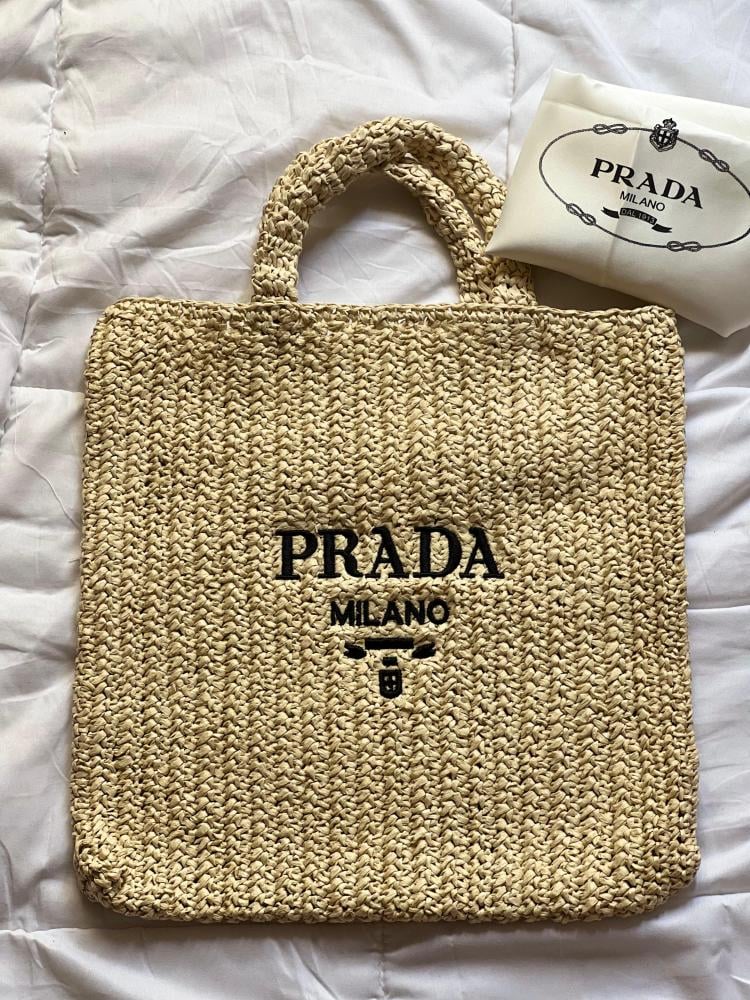 【PRADA】Straw Handbag Prada Straw Handbag | italist