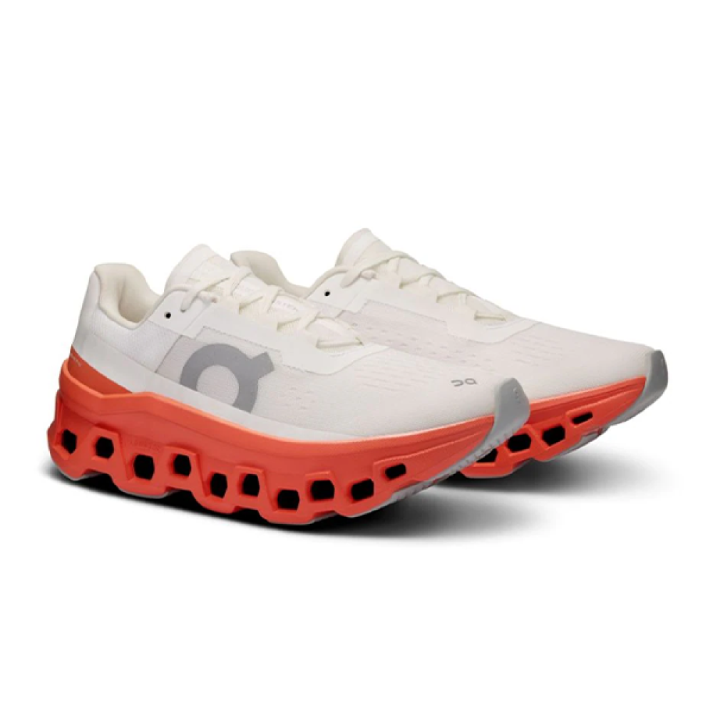 もんじゃ Men's Cloudmonster | White & Grey | On Japan