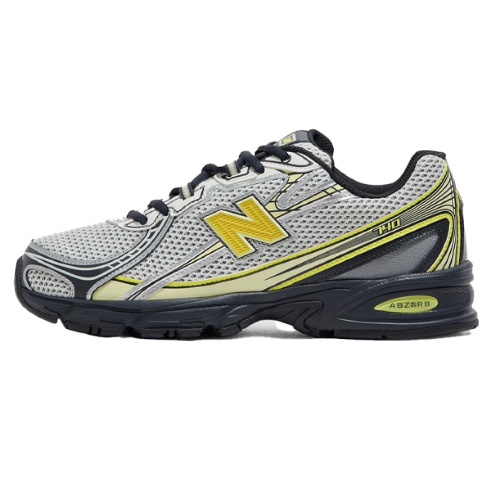 シューズ New balance 740 New Balance 740 Unisex Mesh Shoe Yellow and Silver - E-SEVEN