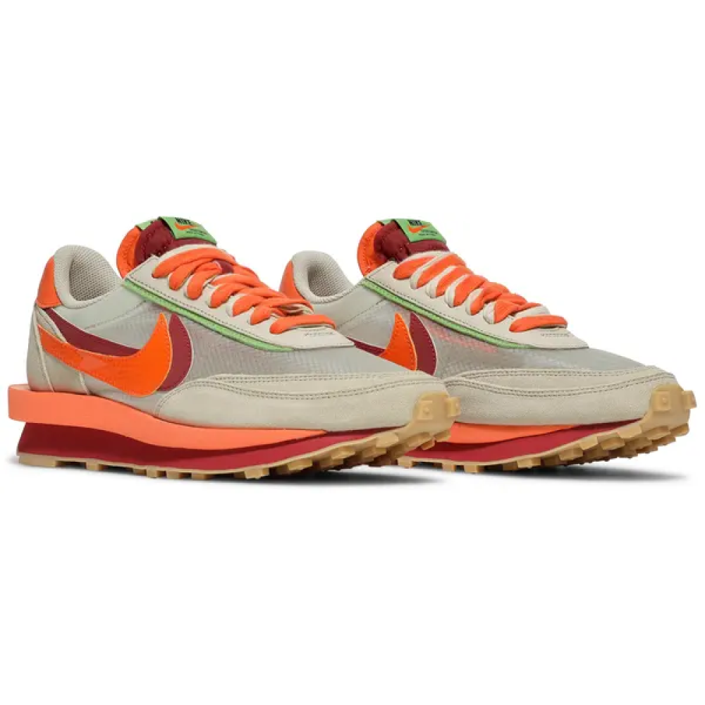 Clot × Sacai × Nike Orange Blaze LDWaffle x sacai x CLOT \u0027Orange Blaze\u0027 Release Date. Nike SNKRS