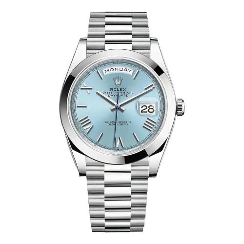 オーデマピゲ Audemars Piguet Royal Oak Silver Blue Men's Metal Watch - E