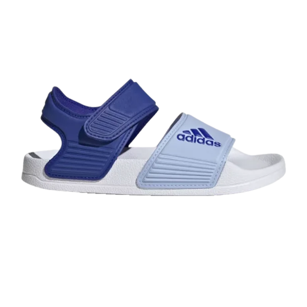 Little boys' adidas Adilette Sky and Night Blue sandals