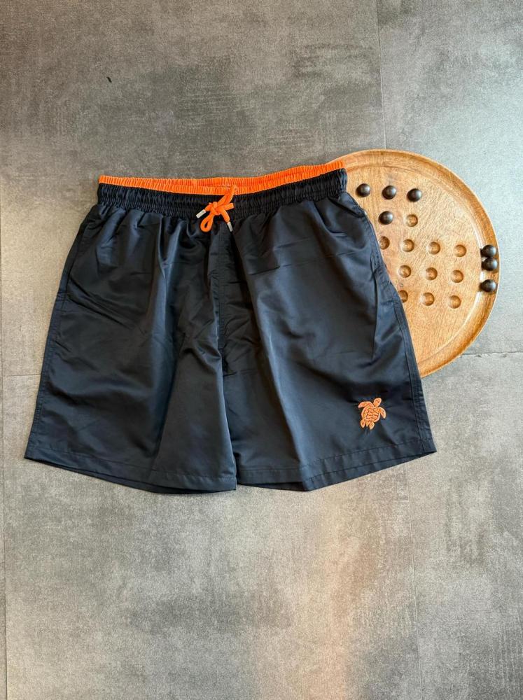 سويم شورت للرجال فيلبريكين قصير اسود اورنج