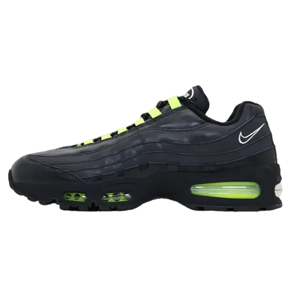 air max black and neon green