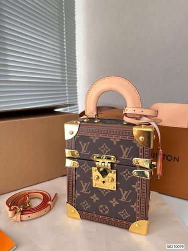 バッグ LOUIS VUITTON Louis Vuitton Twist Luxury Women's Bag Black Gold - E-SEVEN STORE