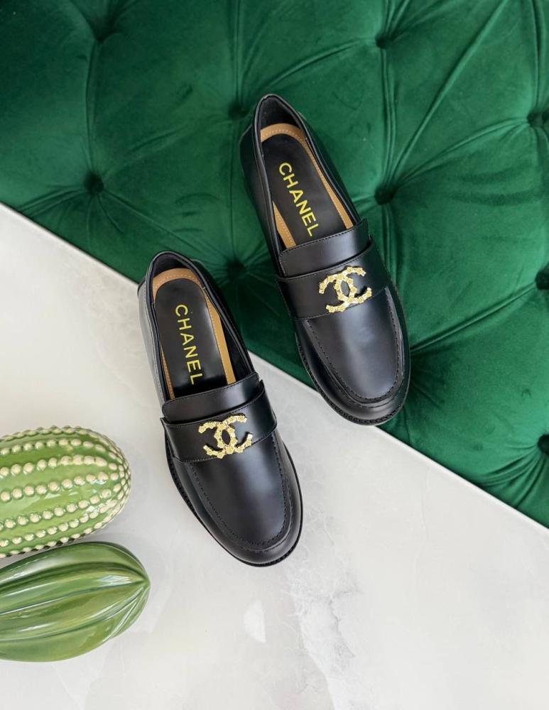 【高級感漂うブラック＆ゴールド♪】CHANEL サンダル Chanel Sandals Size 37 EU