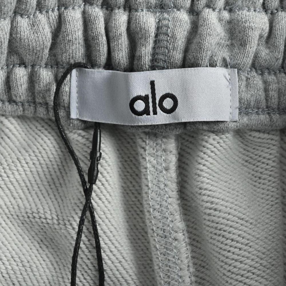 ALO Men's Sweatpants with Elastic Waist, Grey | ESEVEN STORE